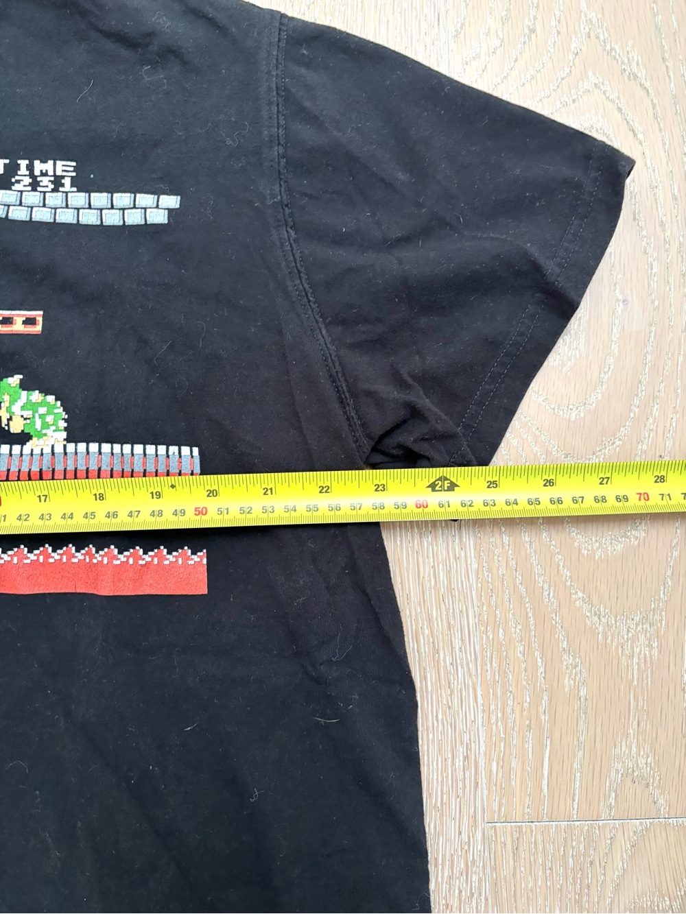 Nintendo Black Super Mario Retro Pixel Tee - Picture 5 of 6
